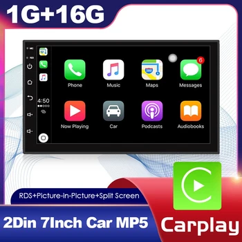 2 Din Samochodowy Android 10 Samochodowy Radio Odtwarzacz Multimedialny Uniwersalny 7-calowy Carplay Stereo Wifi GPS Samochodowy Odtwarzacz MP5