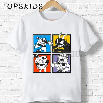2021, koszulki dla Dzieci z kreskówkowe nadrukiem, śmieszne dziecięce Bluzki dla chłopców i dziewcząt, Plac letnia koszulka z krótkim rękawem, HKP5199